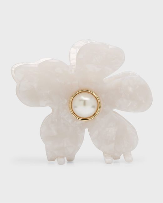 Lele Sadoughi Lily Pearlescent Claw Clip