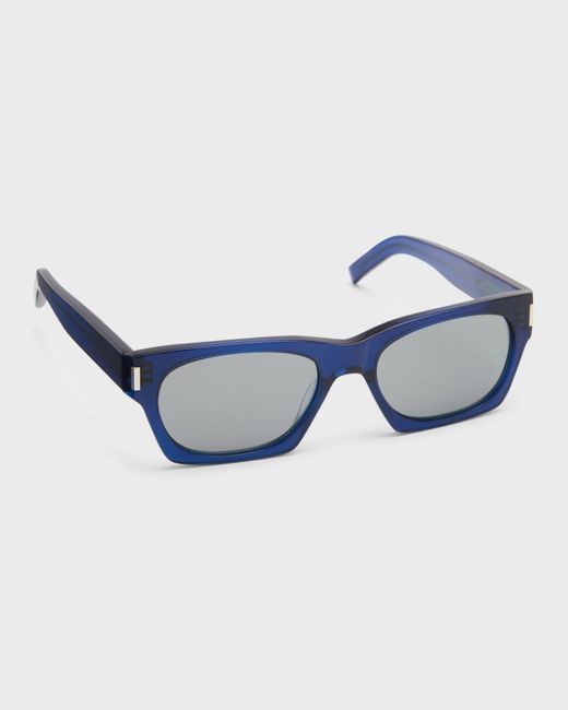Saint Laurent SL 4020 Rectangle Acetate Sunglasses