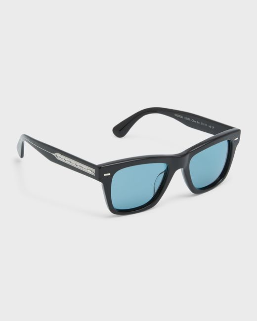 Oliver Peoples Polarized Acetate Square Sunglasses