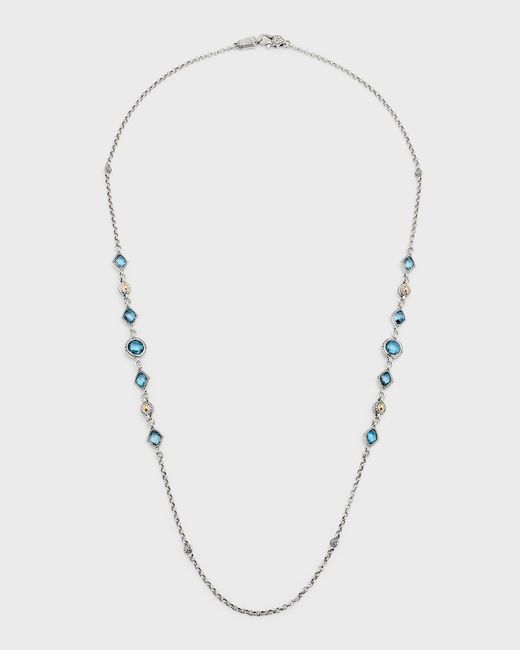 Konstantino 18K Gold and Sterling Silver Spinel Necklace