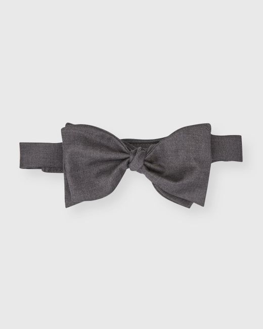 Brunello Cucinelli Hollywood Glamour Wool Bow Tie