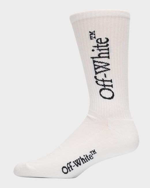 Off-White Big Logo Bksh Mid-Calf Socks