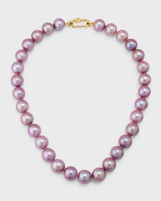 Pearls By Shari 18k Yellow Gold Kasumiga Pearl Necklace