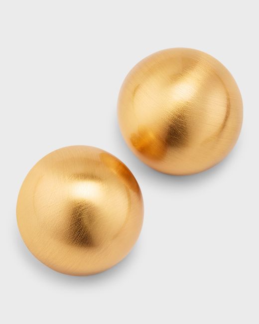 NEST Jewelry Brushed Plated Clip-On Earrings