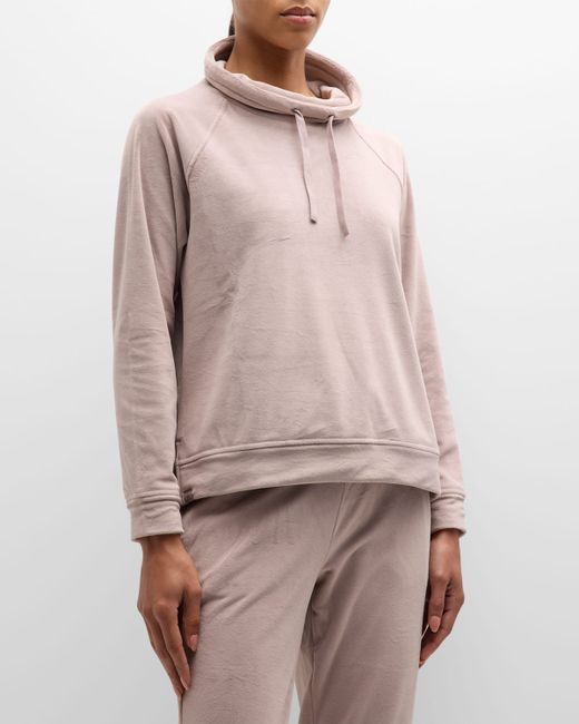 Barefoot Dreams LuxeChic Funnel-Neck Pullover