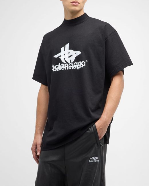 Balenciaga Layered Sports T Shirt Oversized
