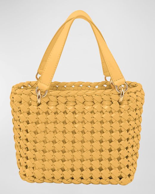 THEMOIRe Kobo Knot Woven Eco-Fabric Top-Handle Bag