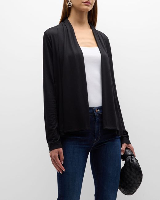 Majestic Filatures Soft Touch Open-Front Cardigan
