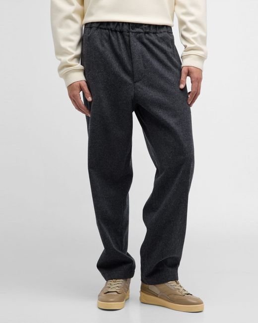 Jil Sander Wool Flannel Trousers