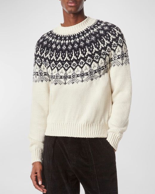 Teddy Vonranson Fair Isle Raglan Sweater