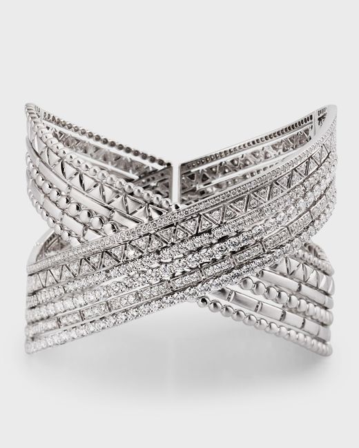 Etho Maria 18K Gold Diamond Bangle Bracelet