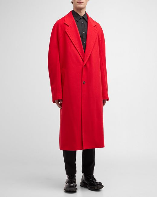 Alexander McQueen Wool-Cashmere Oversized Coat