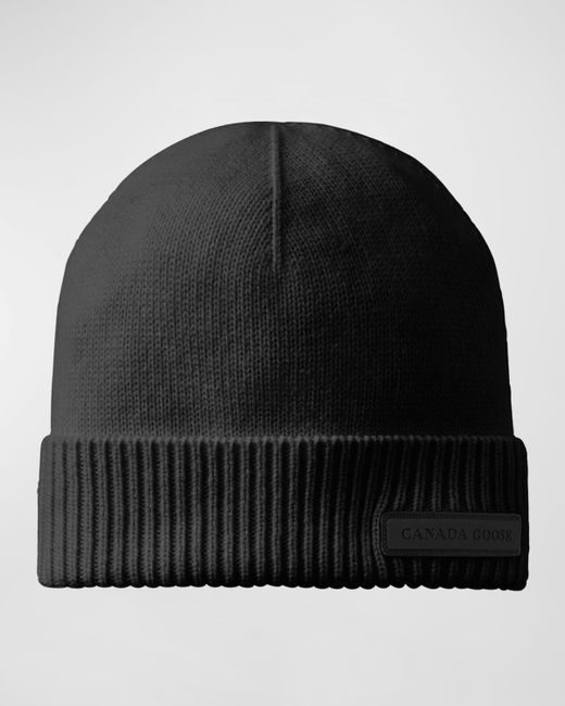 Canada Goose Wool-Knit Beanie Hat