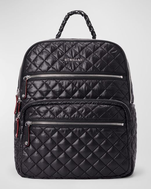 MZ Wallace Crosby Quilted Nylon Backpack Bag