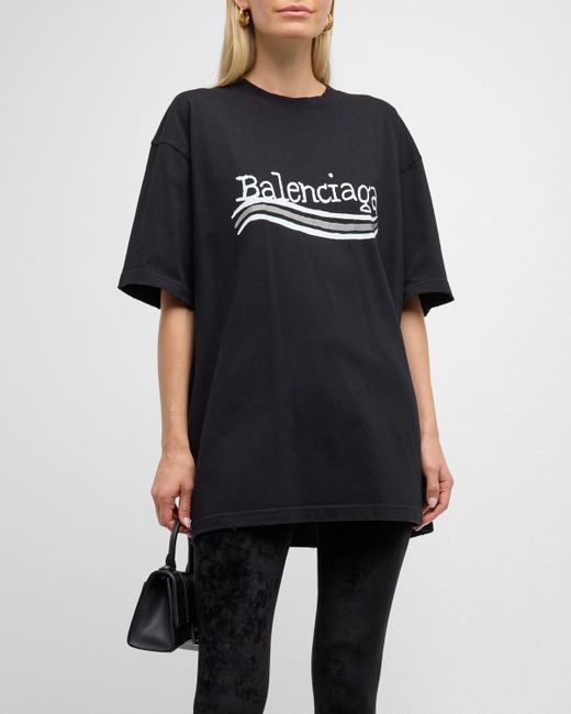Balenciaga Hand Drawn Political Campaign T-Shirt Large Fit