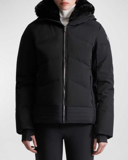 Fusalp Avery Puffer Jacket with Faux Fur Lining