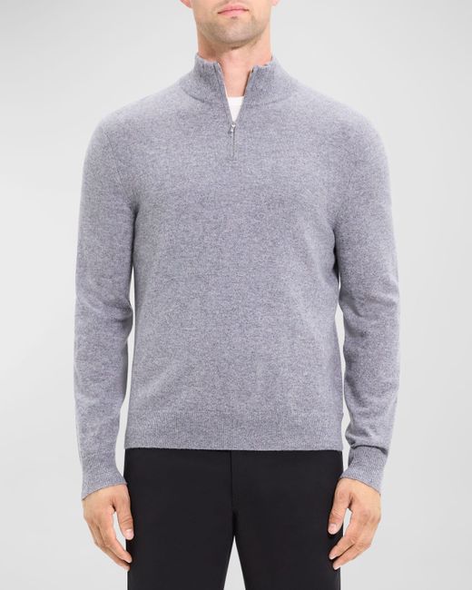Theory Hilles Quarter-Zip Cashmere Sweater