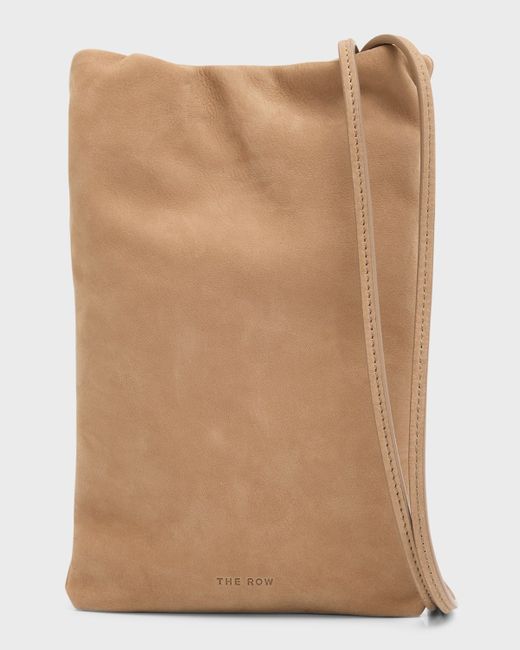 The Row Nubuck Phone Case Pouch with Strap