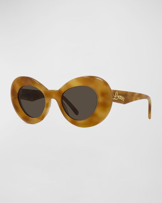 Loewe Curvy Acetate Butterfly Sunglasses