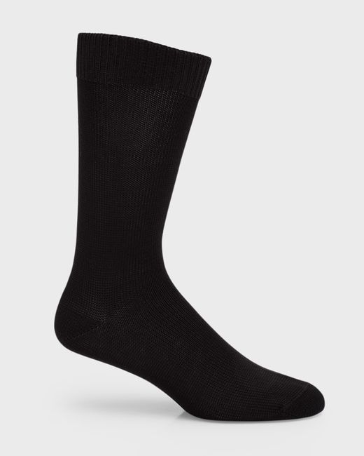 Neiman Marcus Casual Knit Crew Socks