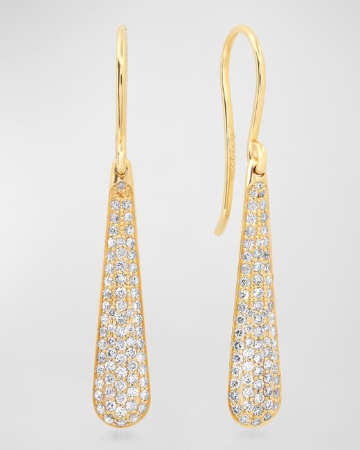 Jennifer Meyer Pave Diamond Dome Earrings