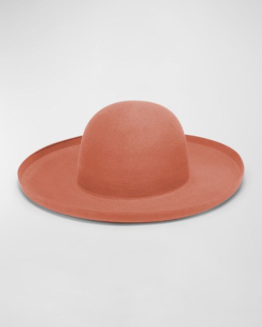Barbisio Amos Felt Large-Brim Hat