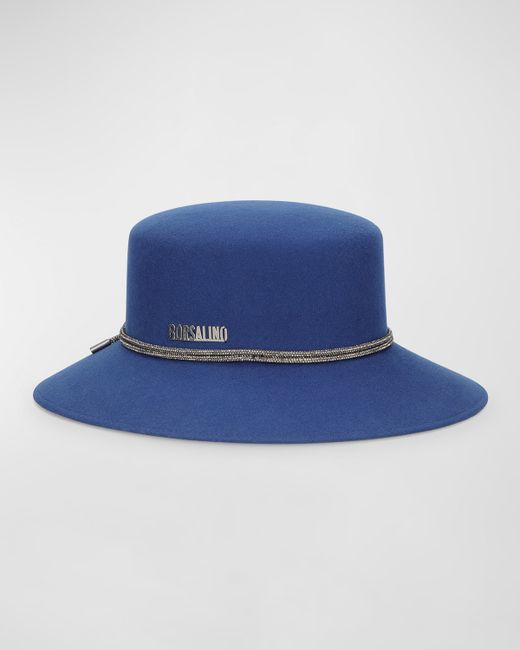Borsalino Lana Wool Fedora Hat