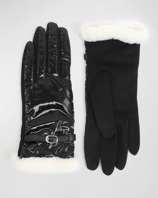 Pia Rossini Tara Faux Leather Gloves