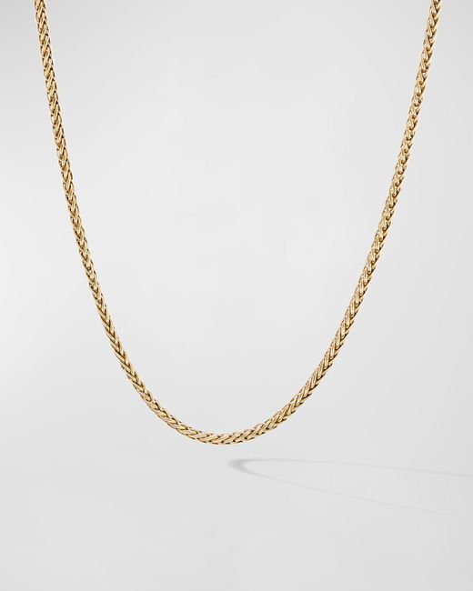 David Yurman Wheat Chain Necklace in 18K 2.5mm 20L