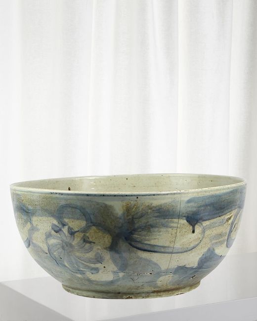 Winward Home White Ceramic Bowl