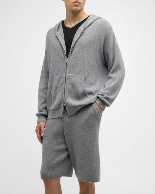 ATM Anthony Thomas Melillo Relaxed Wool-Blend Zip Hoodie
