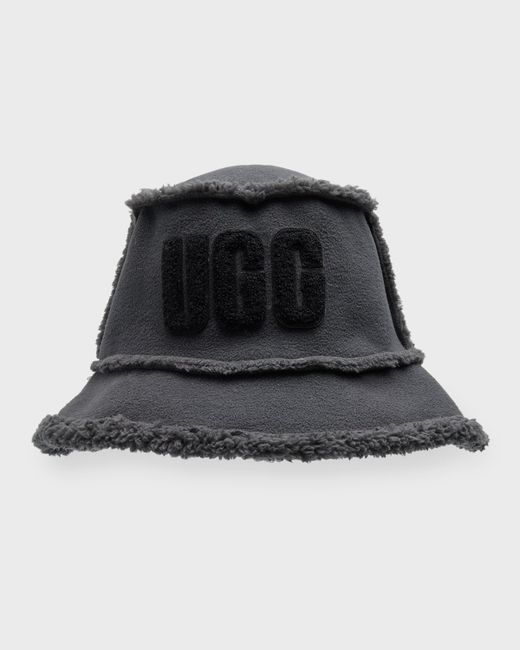 Ugg Logo Fleece Bucket Hat