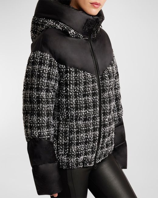 Blanc Noir Irina Boucle Puffer Jacket
