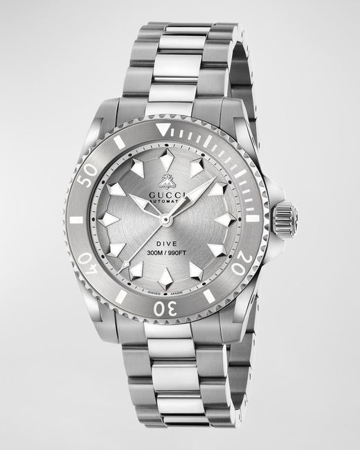 Gucci Dive Steel Bracelet Watch 40mm