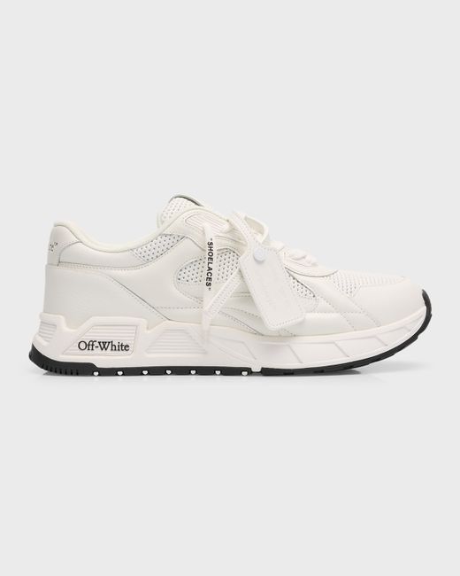 Off-White Kick Off Leather Runner Sneakers