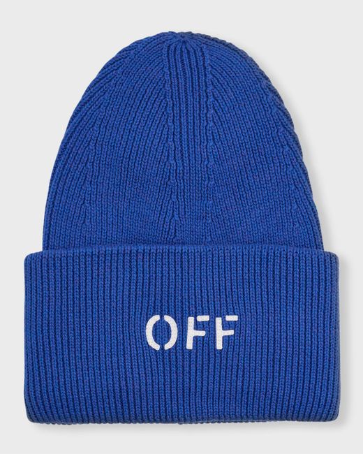 Off-White Off Stamp Loose Knit Beanie Hat