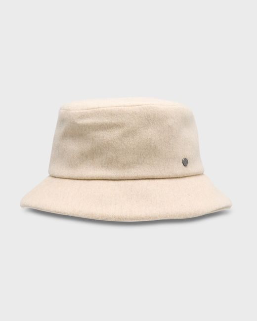 Maison Michel Tiger Cashmere Wool Bucket Hat