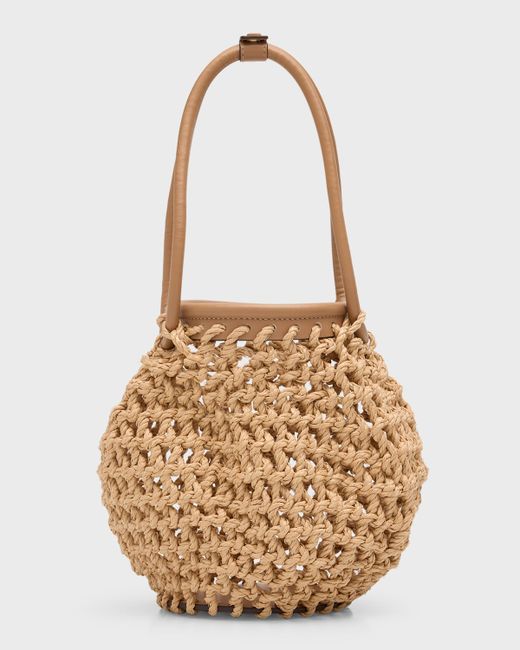 Cult Gaia Enya Crochet Top-Handle Bag