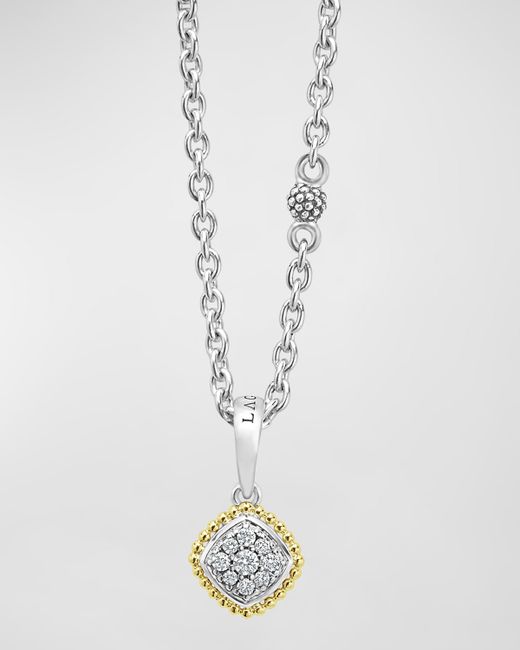 Lagos 18K Sterling Rittenhouse Pave Diamond Necklace