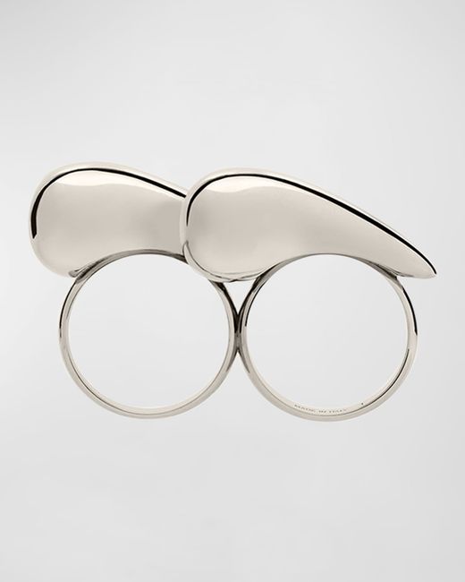 Givenchy G Tears Two-Finger Ring
