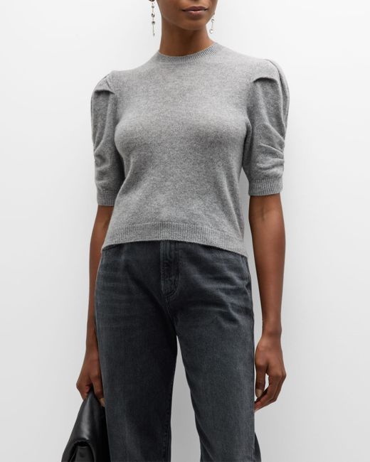 Frame Ruched Cashmere Sweater