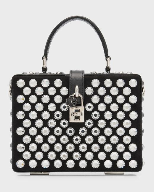 Dolce & Gabbana Box Leather Top-Handle Bag