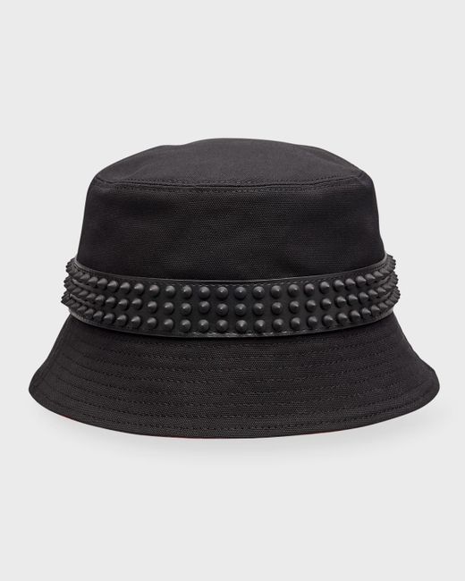 Christian Louboutin Bobino Spike Bucket Hat