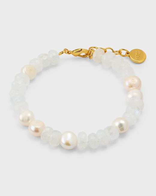 NEST Jewelry Faceted Moonstone and Bracelet
