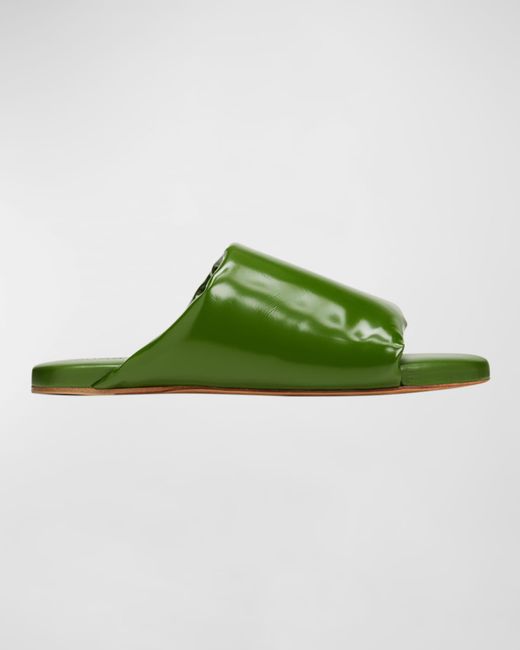 Bottega Veneta Latex Slide Sandals