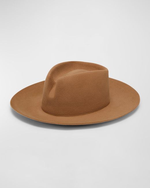 Barbisio Marcello Bicolor Ombré Western Fedora Hat