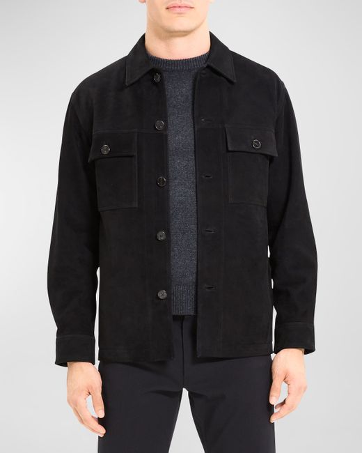 Theory Closson Suede Military Jacket