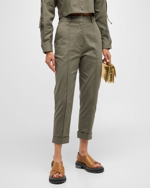 3.1 Phillip Lim Cropped Pintuck Trousers