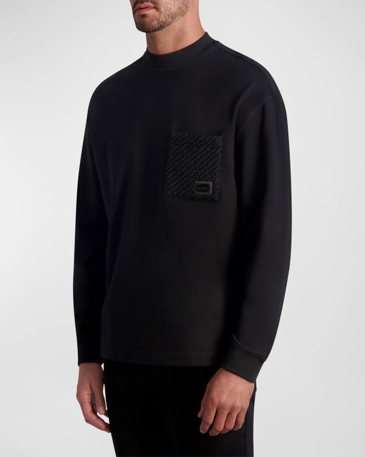 Karl Lagerfeld Sweatshirt with Boucle Pocket