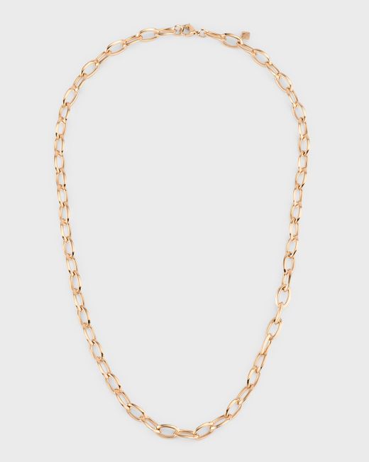 Walters Faith 18K Rose Gold Oval Chain Link Necklace 20L